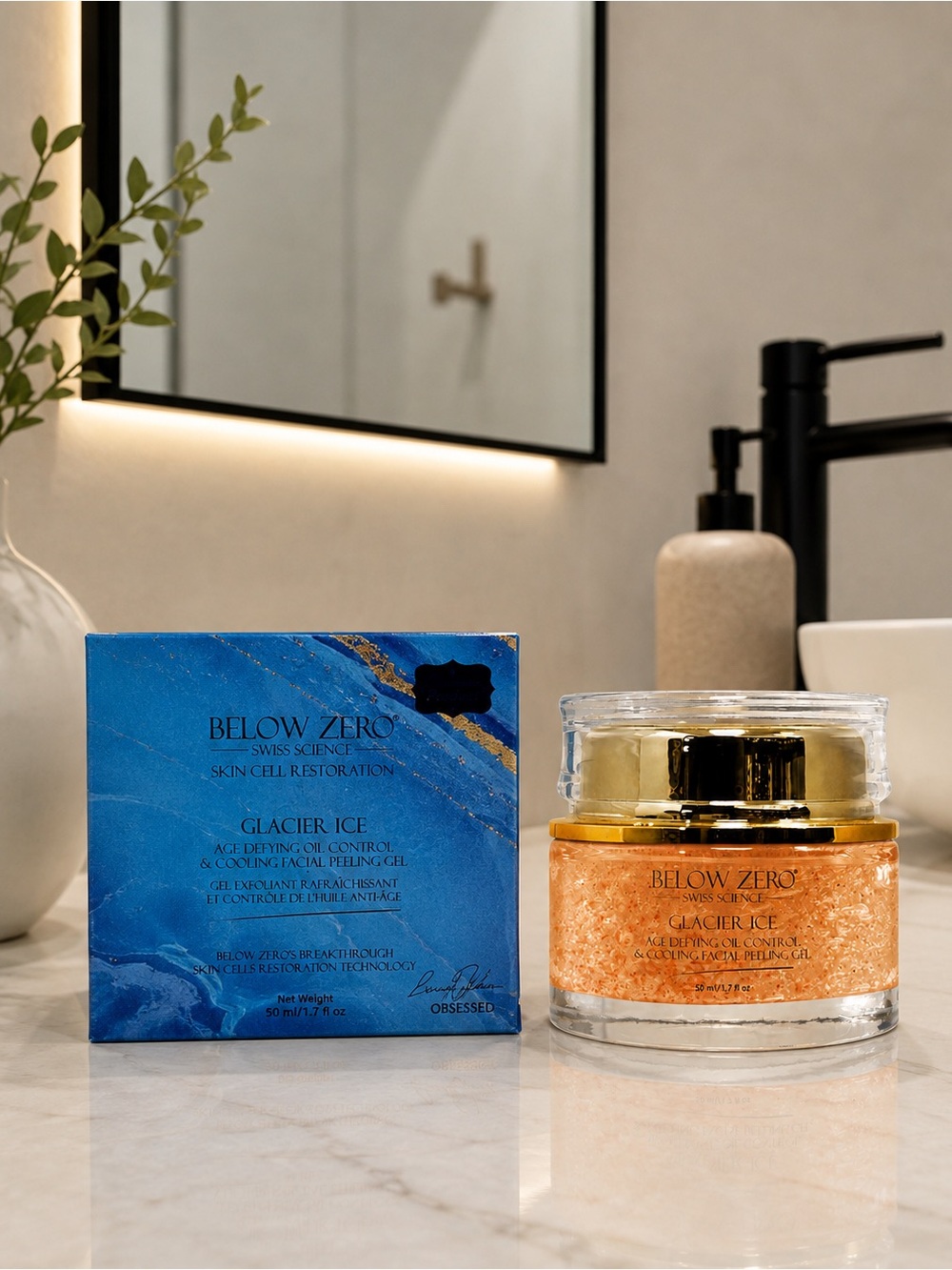 Below Zero Glacier Ice Exfoliating Peeling Gel